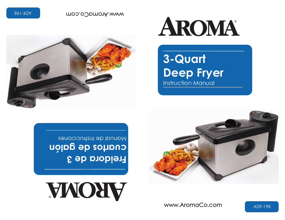 Aroma ADF-198 User Manual | 17 pages