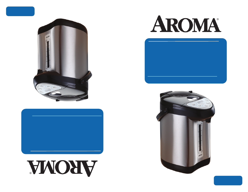 Aroma AAP-340SB User Manual | 10 pages