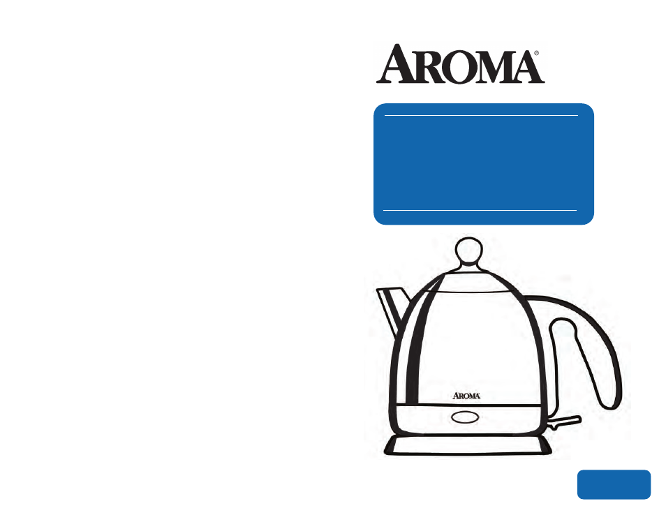 Aroma AWK-208BR User Manual | 6 pages