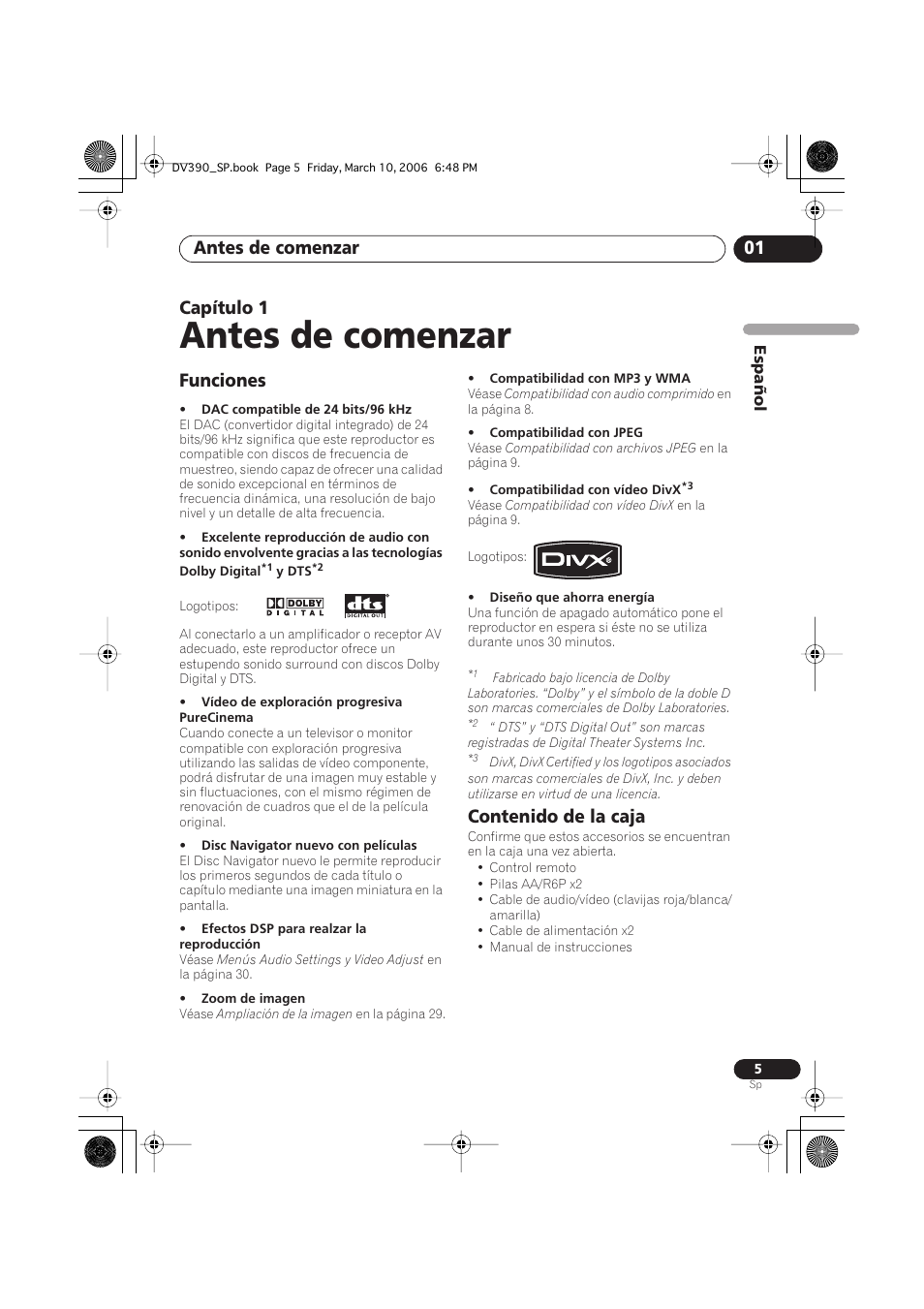 Pioneer DV-393-S User Manual | Page 5 / 87