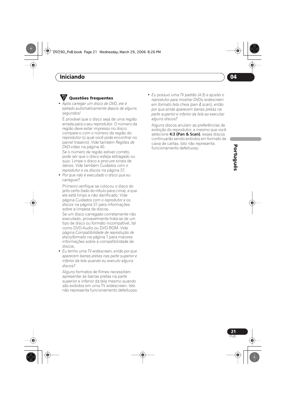 Iniciando 04 | Pioneer DV-393-S User Manual | Page 63 / 87