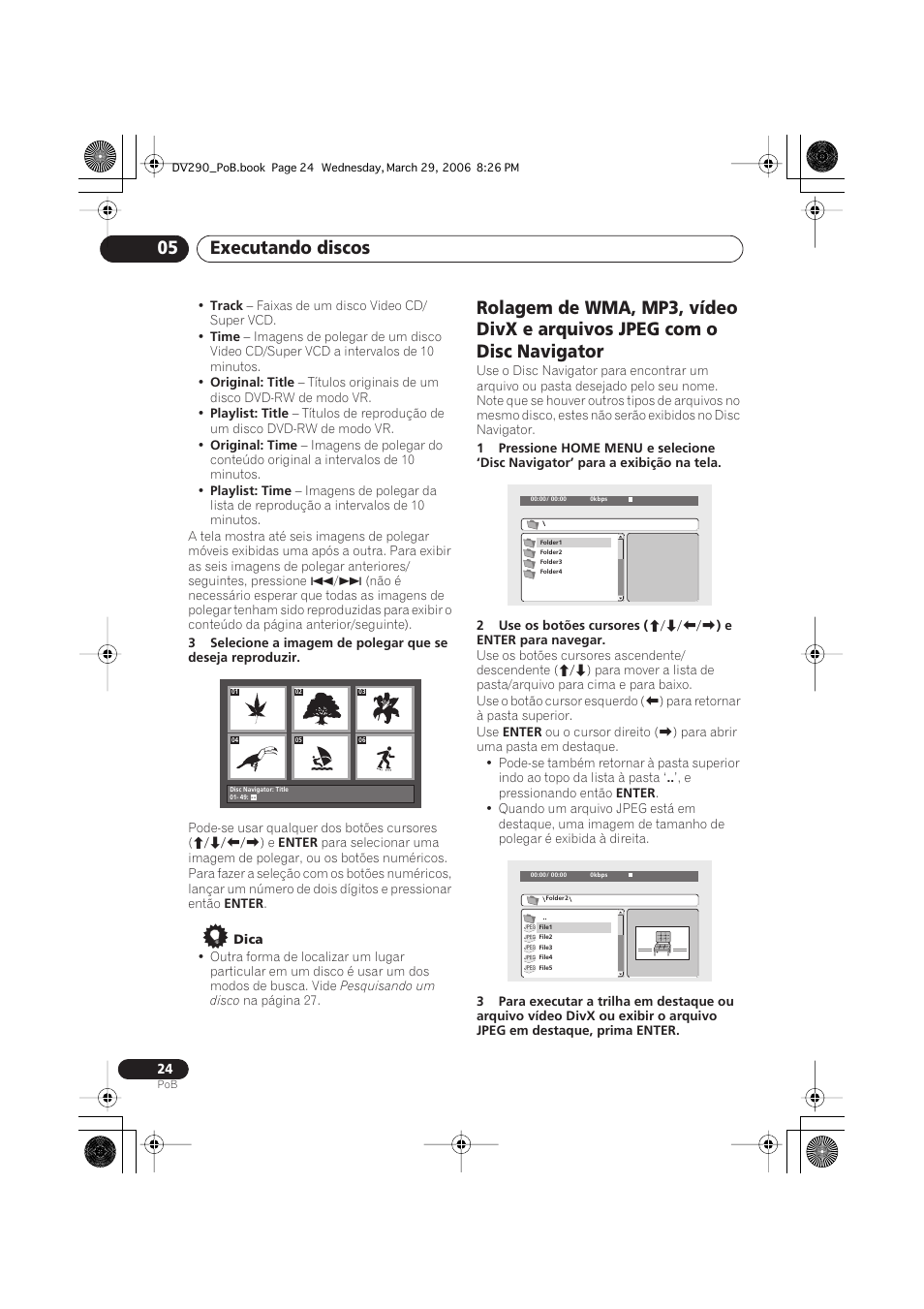 Executando discos 05 | Pioneer DV-393-S User Manual | Page 66 / 87