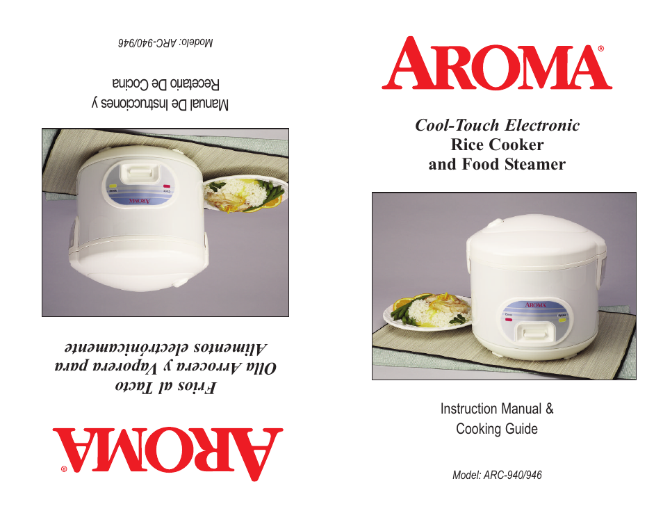 Aroma ARC-946 User Manual | 11 pages