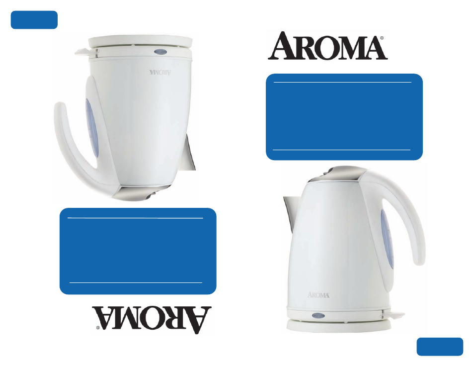 Aroma AWK-270W User Manual | 10 pages