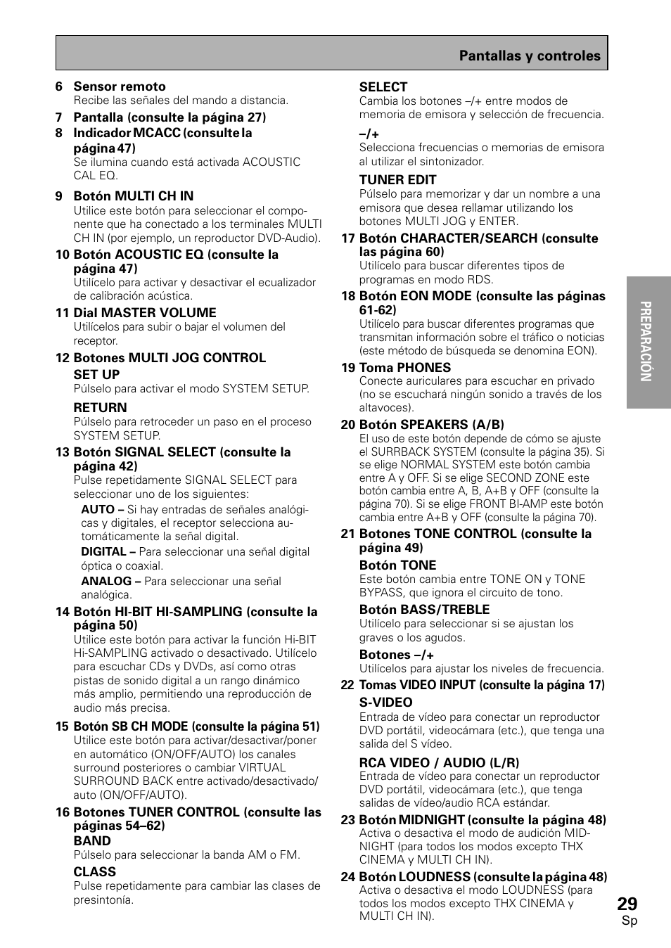 Prep ara tion | Pioneer VSX-D1011-S User Manual | Page 29 / 108