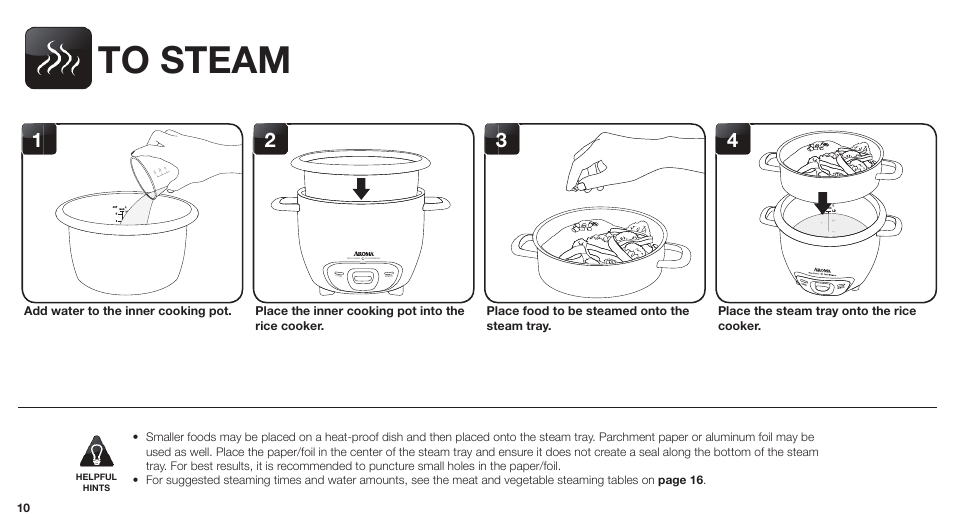 Aroma ARC-747-1NGR User Manual | Page 12 / 27