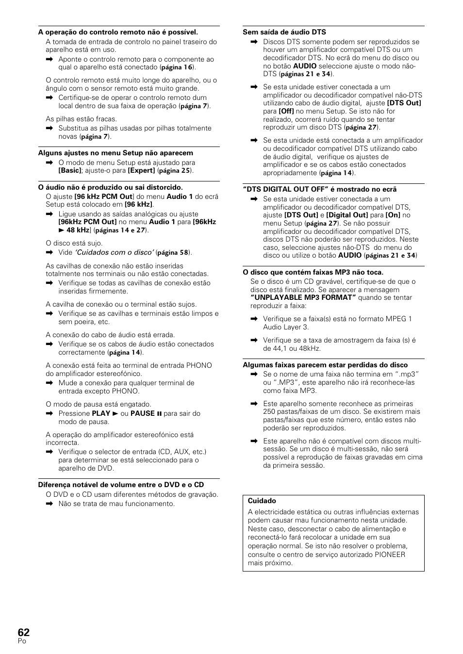 Pioneer DV-545 User Manual | Page 128 / 132