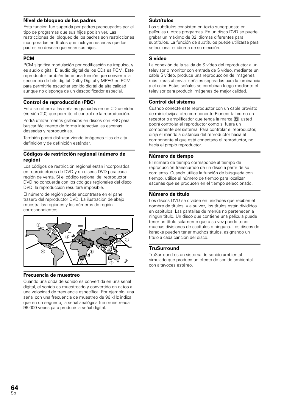 Pioneer DV-545 User Manual | Page 66 / 132