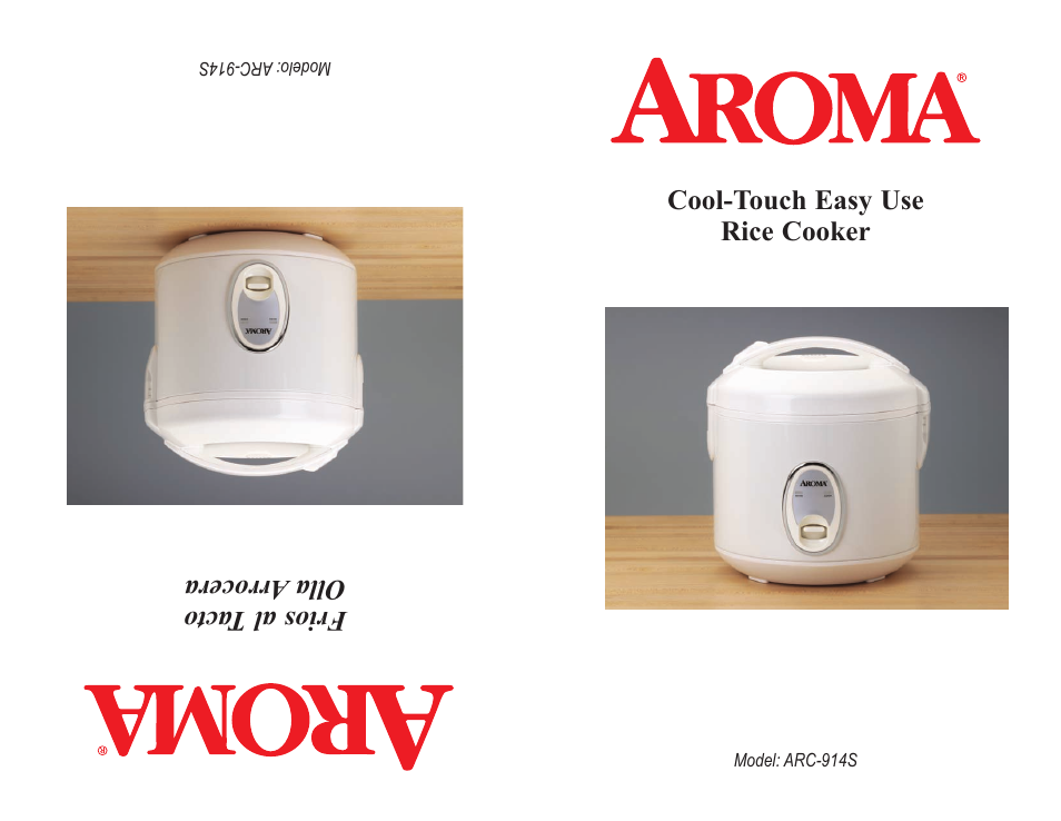 Aroma ARC-914S User Manual | 10 pages