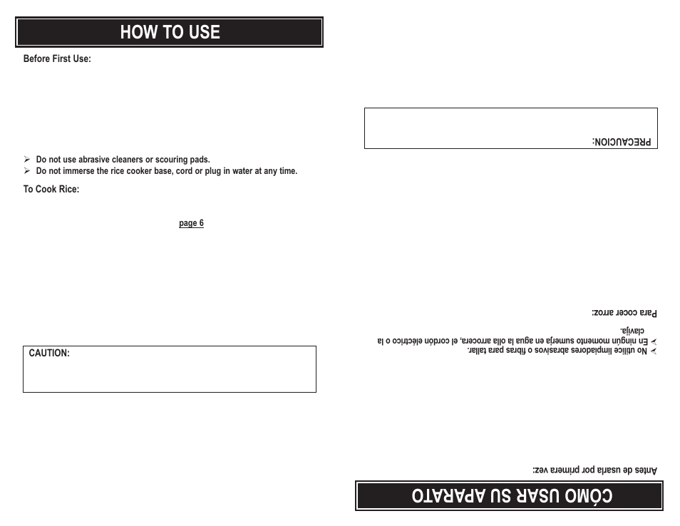 How to use, Cómousar suap arato | Aroma ARC-914S User Manual | Page 6 / 10