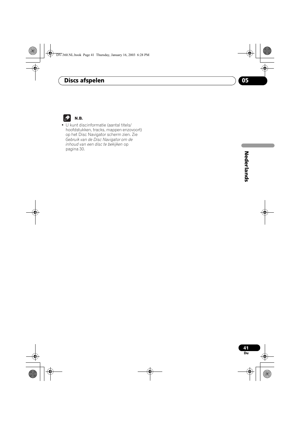 Discs afspelen 05 | Pioneer DV-360-S User Manual | Page 103 / 128