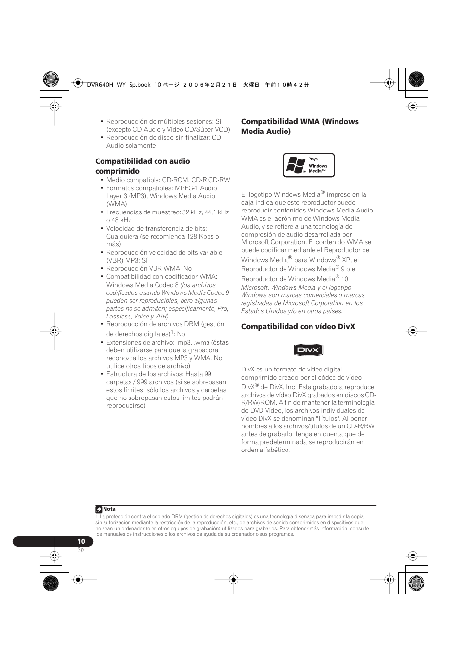 Pioneer DVR-540H-S User Manual | Page 10 / 144
