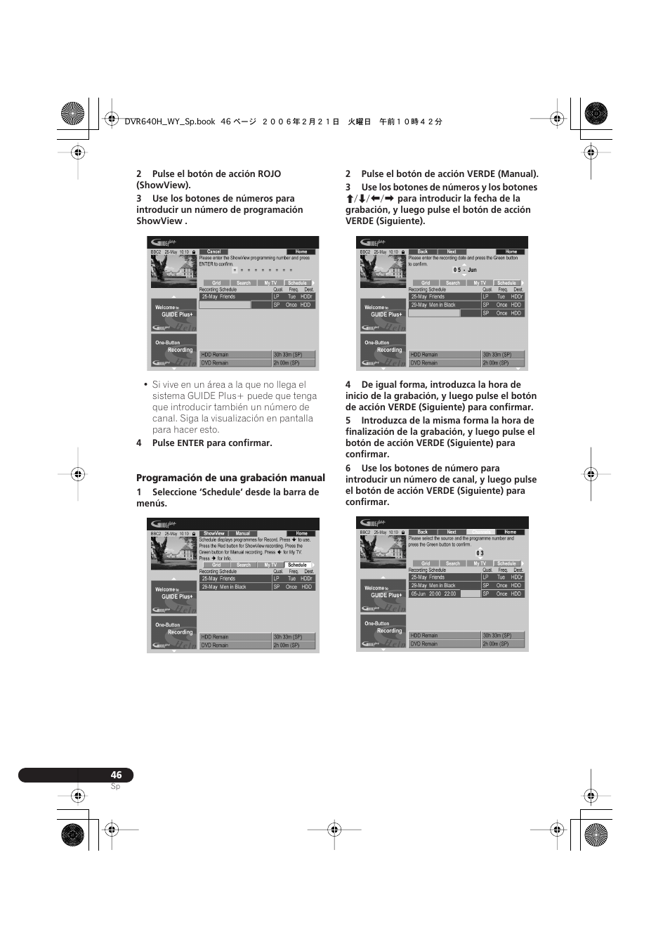 Pioneer DVR-540H-S User Manual | Page 46 / 144