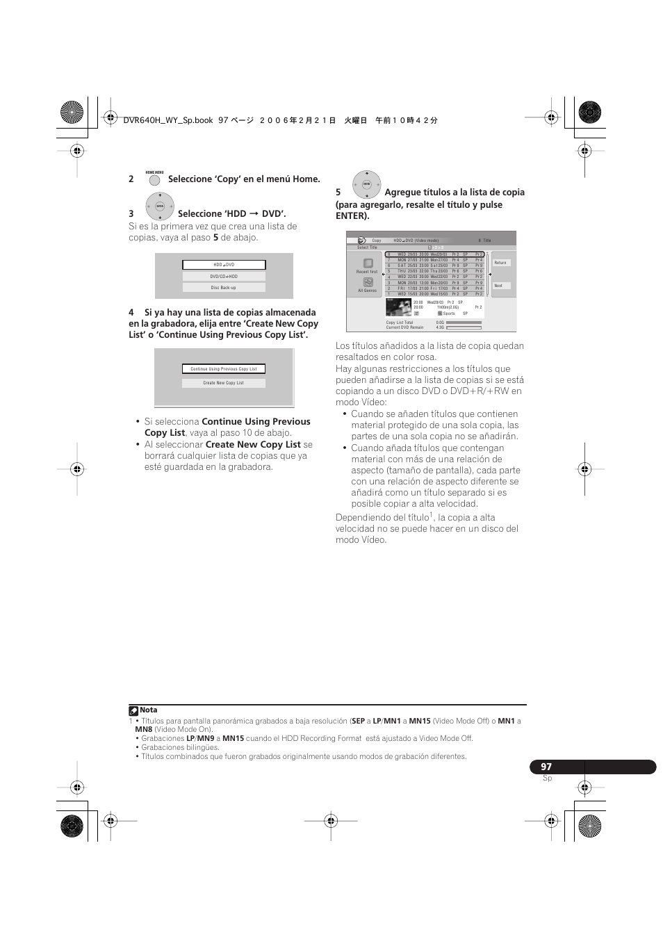 Pioneer DVR-540H-S User Manual | Page 97 / 144