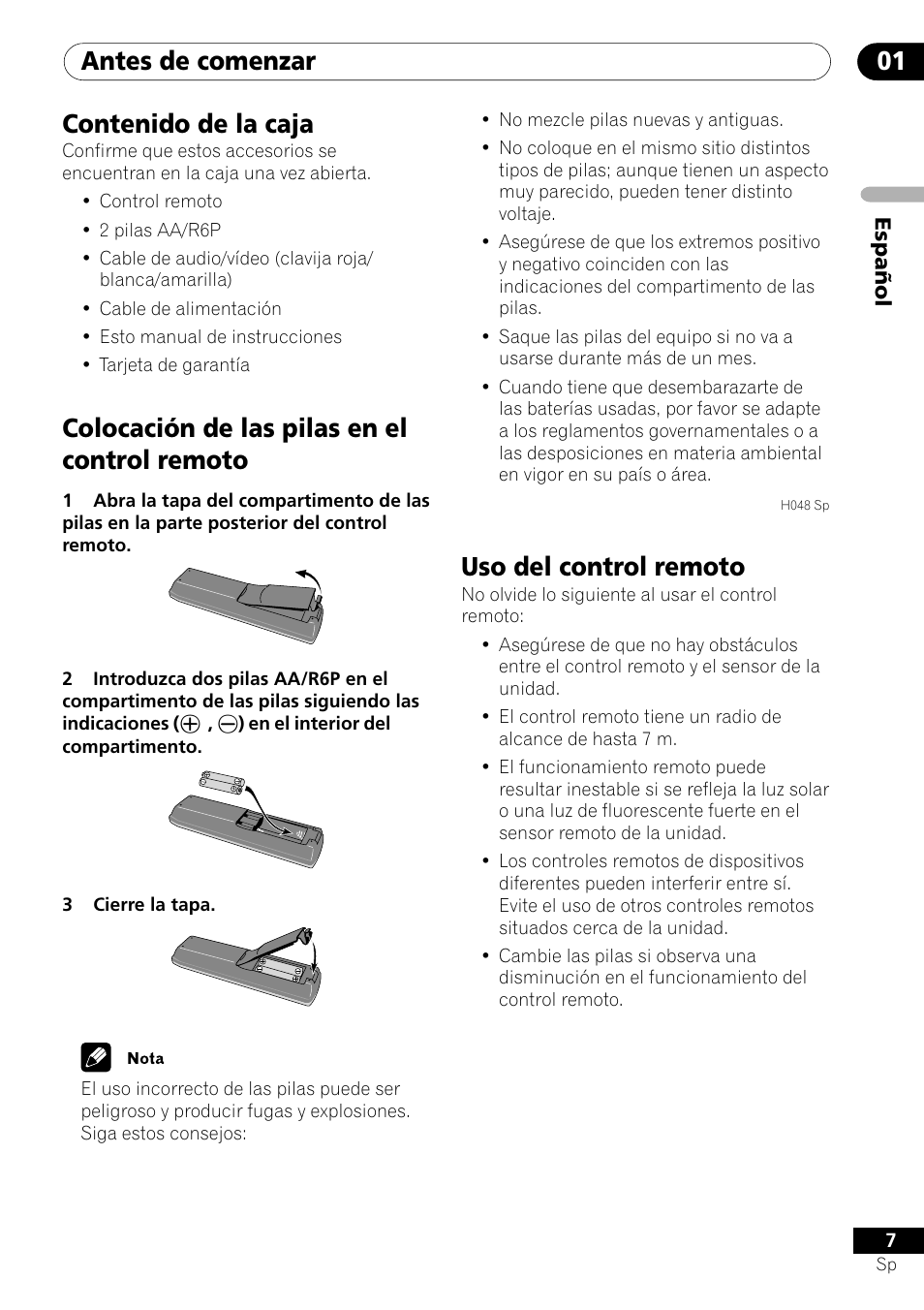 Pioneer DV-454-S User Manual | Page 7 / 108