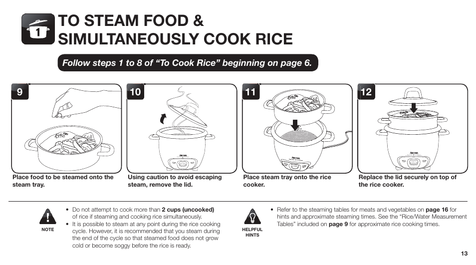 Aroma ARC-743-1NGR User Manual | Page 15 / 27