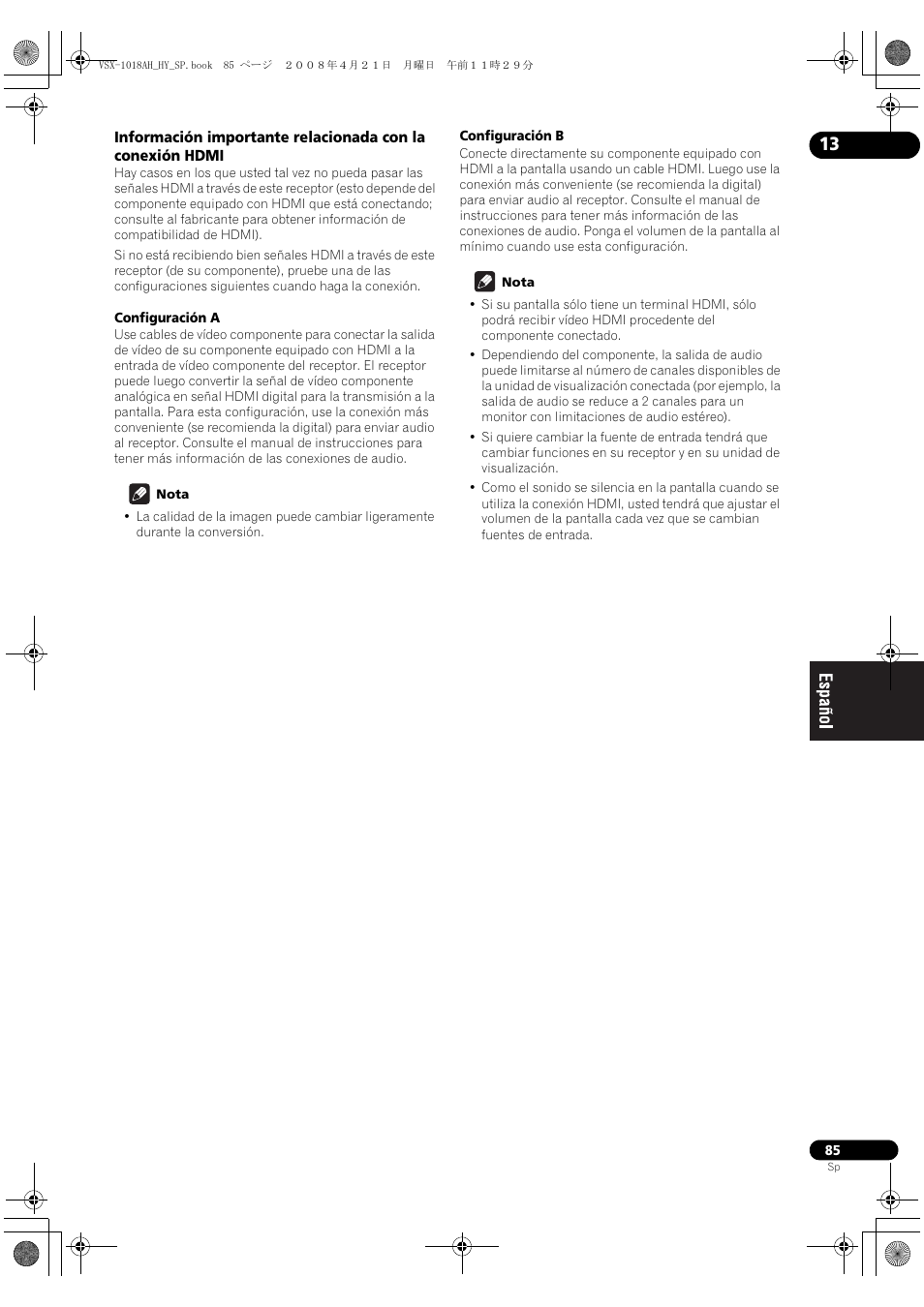 Pioneer VSX-1018AH-K User Manual | Page 85 / 96