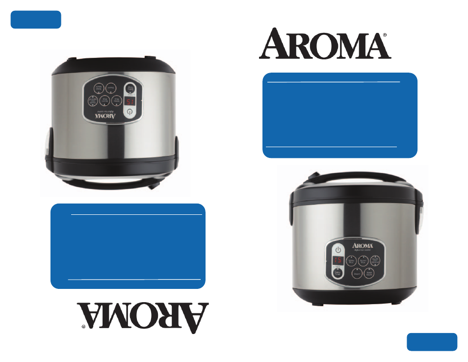 Aroma ARC-1010SB User Manual | 23 pages