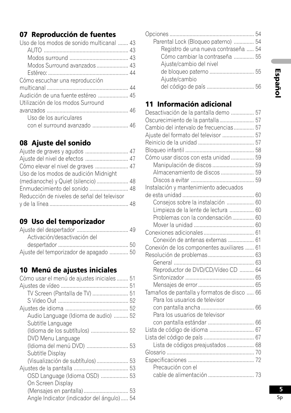 Pioneer DCS-303 User Manual | Page 5 / 76