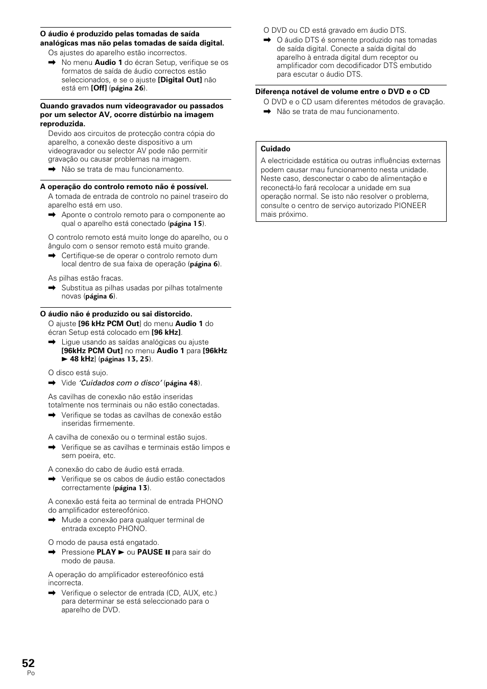 Pioneer DV-530 User Manual | Page 108 / 112