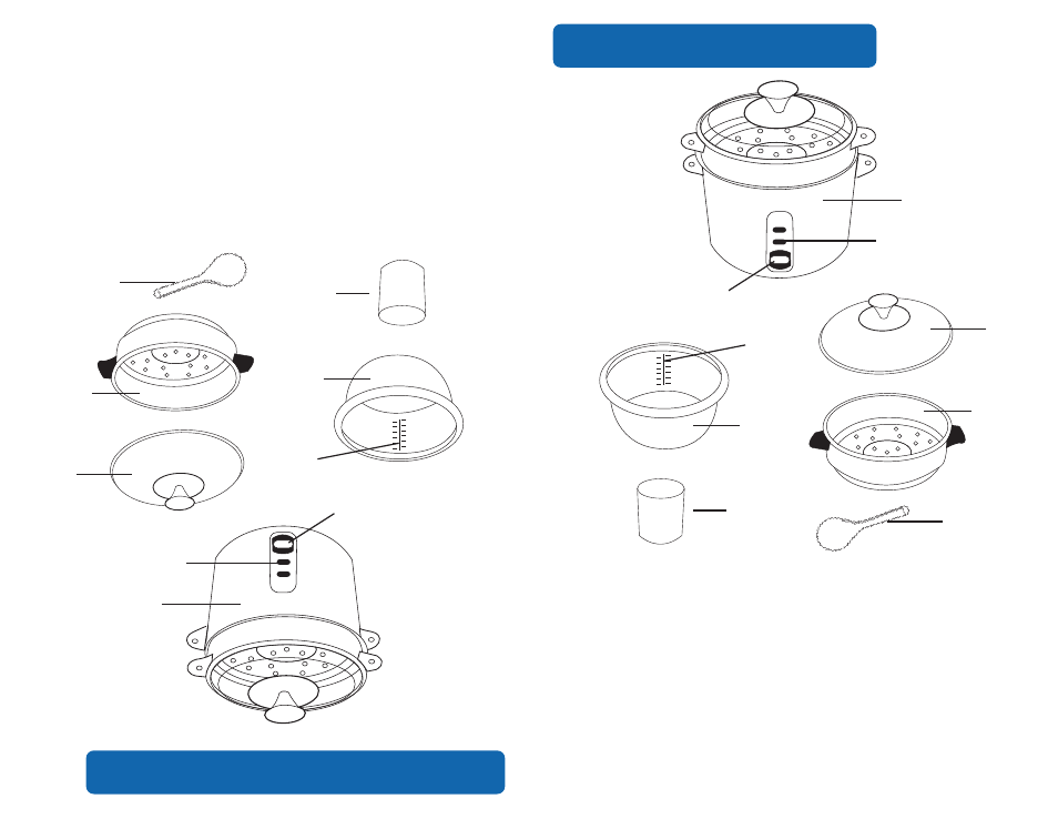 Parts identification, Identificacionde laspartes | Aroma ARC-717-1ngr User Manual | Page 5 / 13