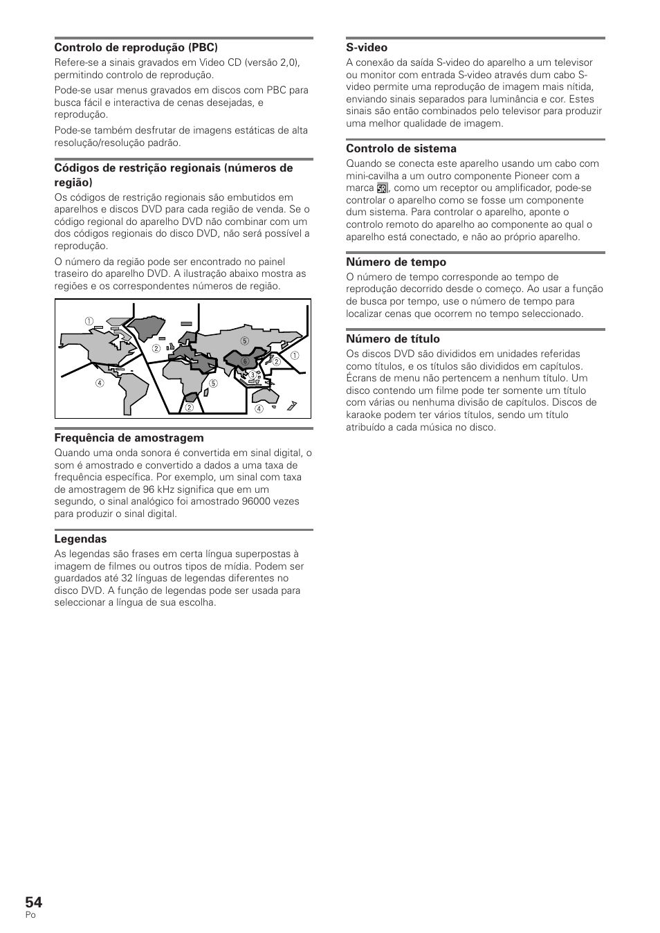 Pioneer DV-340 User Manual | Page 110 / 112