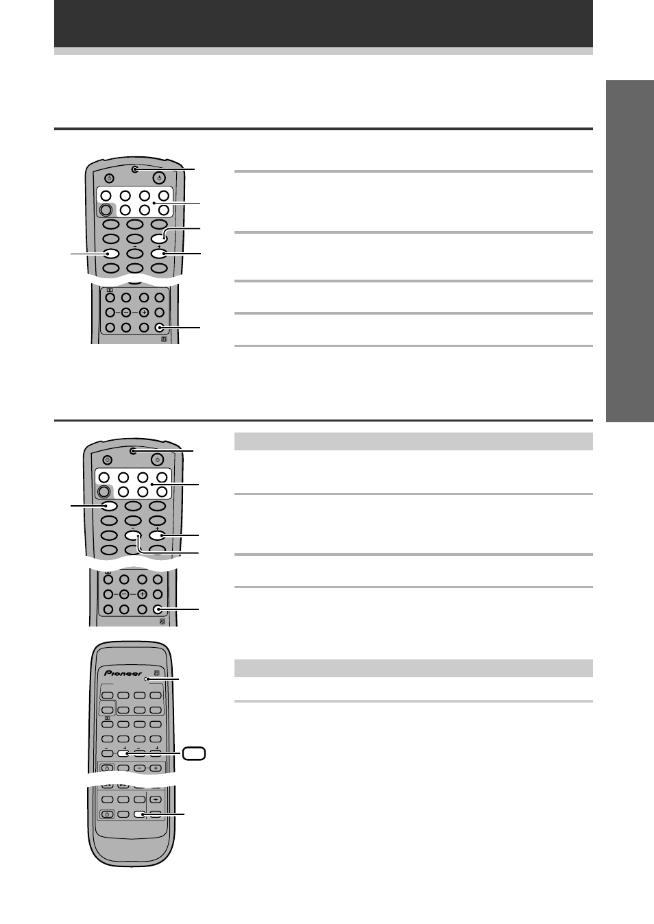Instalación, Borrado de todos los ajustes del mando a distancia, Vsx-709rds | 1 mantenga presionado setup durante tres segundos, Vsx-609rds, Preparativos, Remote setup, Led 0, El led parpadea 2 veces | Pioneer VSX-609RDS User Manual | Page 25 / 124
