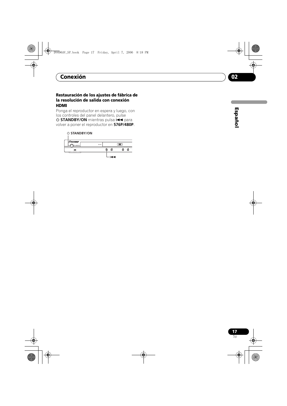 Conexión 02 | Pioneer DV-696AV-S User Manual | Page 17 / 126