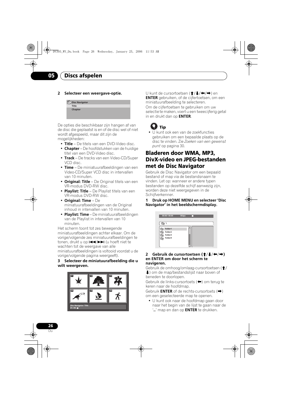 Discs afspelen 05 | Pioneer DV-393-S User Manual | Page 72 / 95