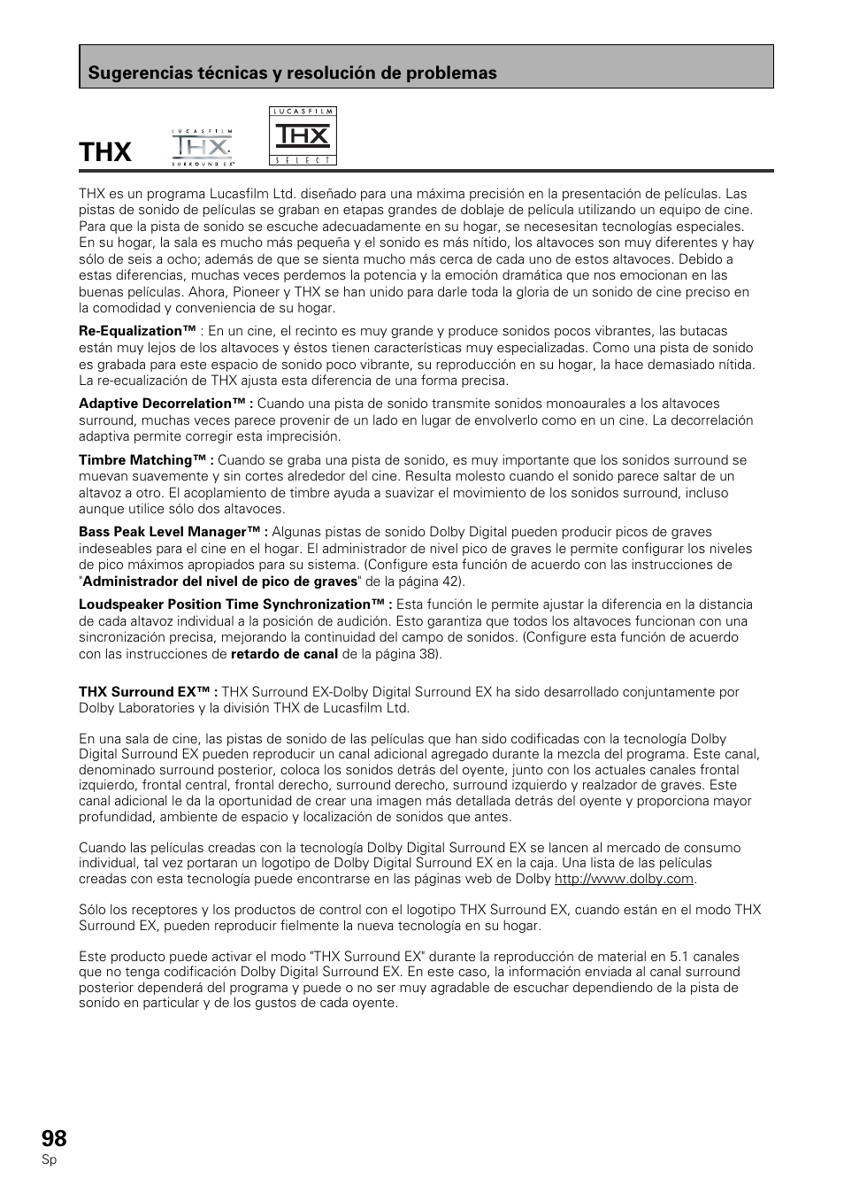 Pioneer VSX-839RDS User Manual | Page 98 / 116
