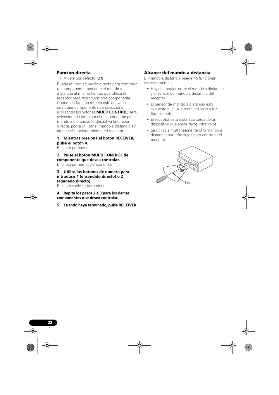 Función directa | Pioneer VSX-418 K User Manual | Page 62 / 82