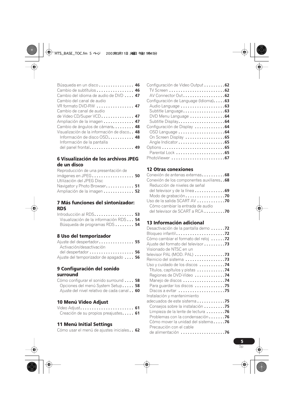 Pioneer DCS-222 User Manual | Page 5 / 92