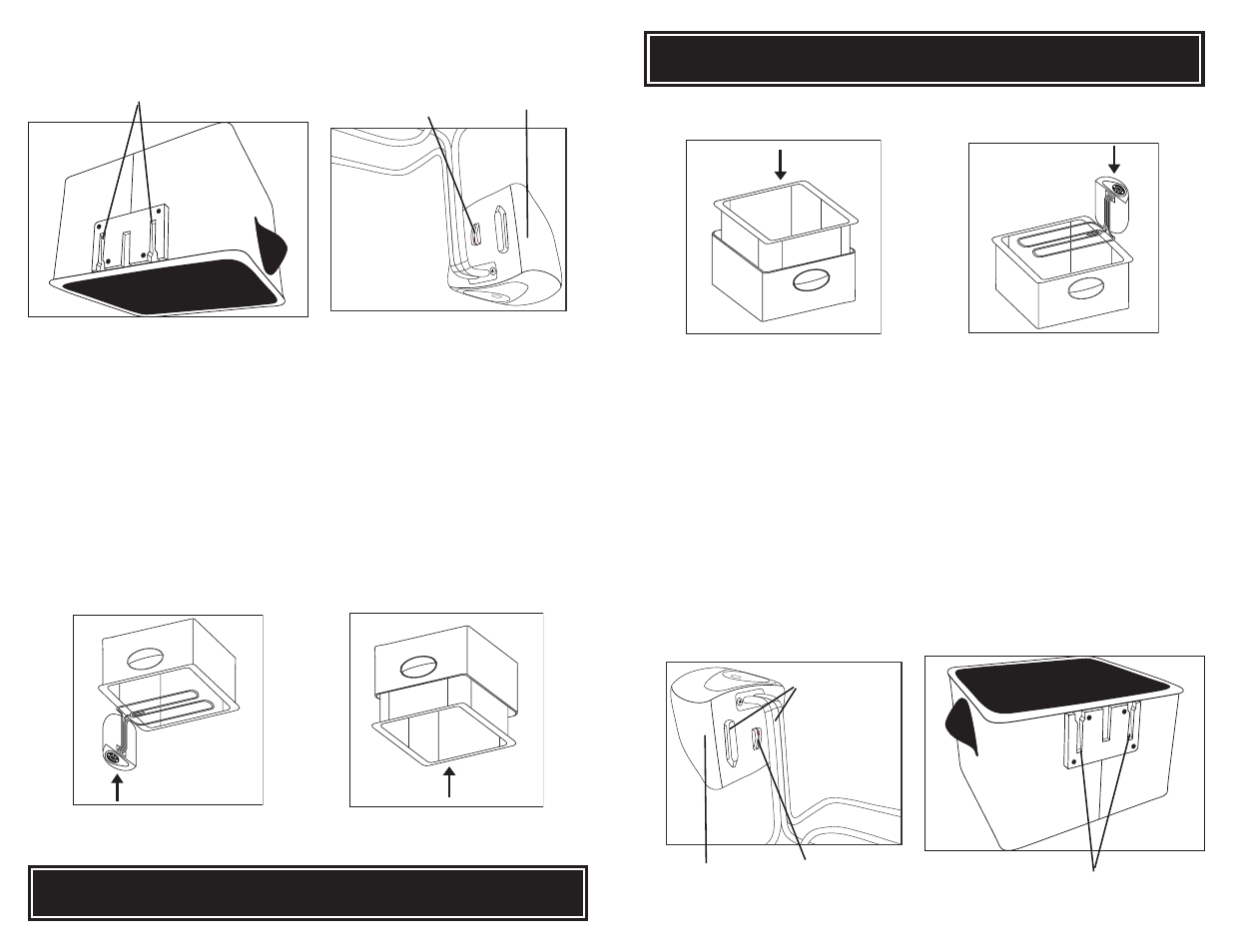 Assembling the deepfr yer, Ensamblado de la freidora | Aroma SMARTFRY XL ADF-212 User Manual | Page 7 / 22