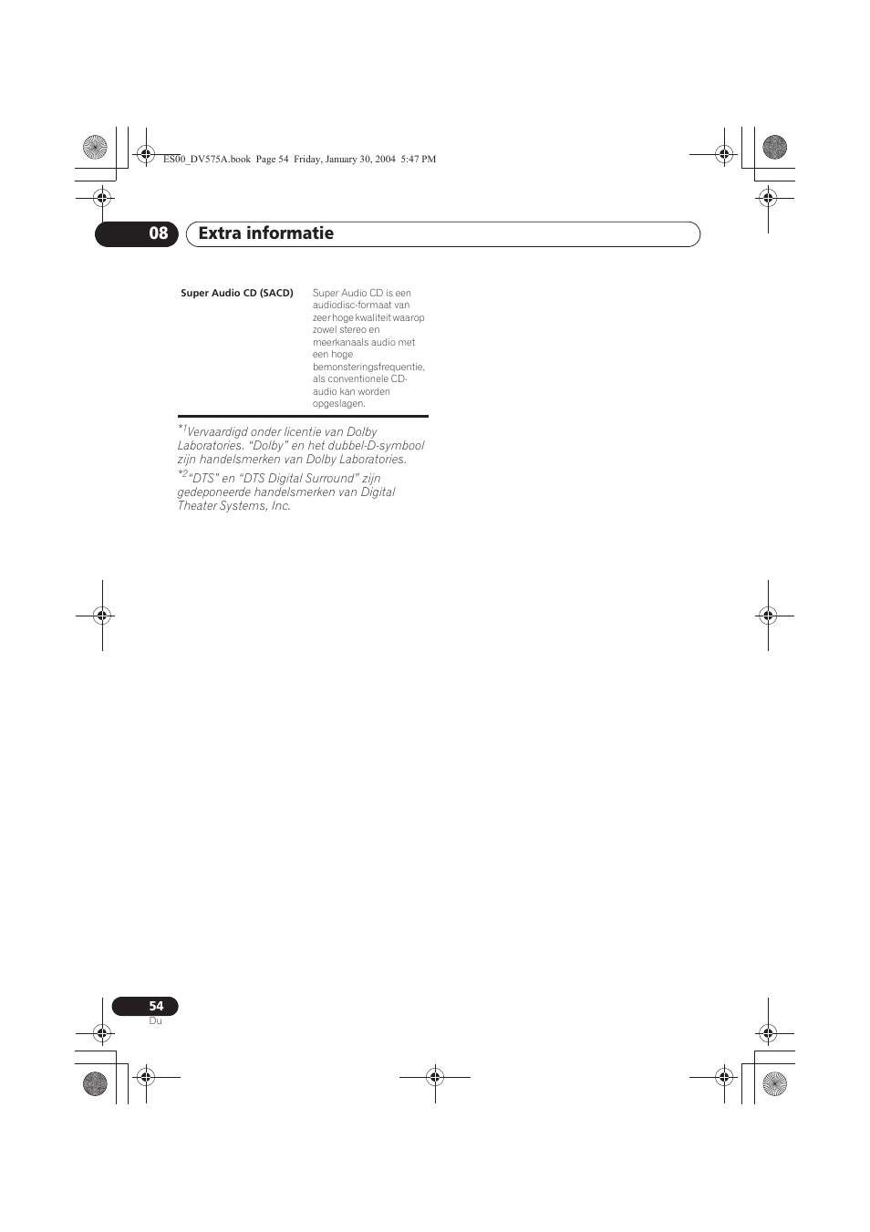 Extra informatie 08 | Pioneer DV-575A-S User Manual | Page 106 / 108