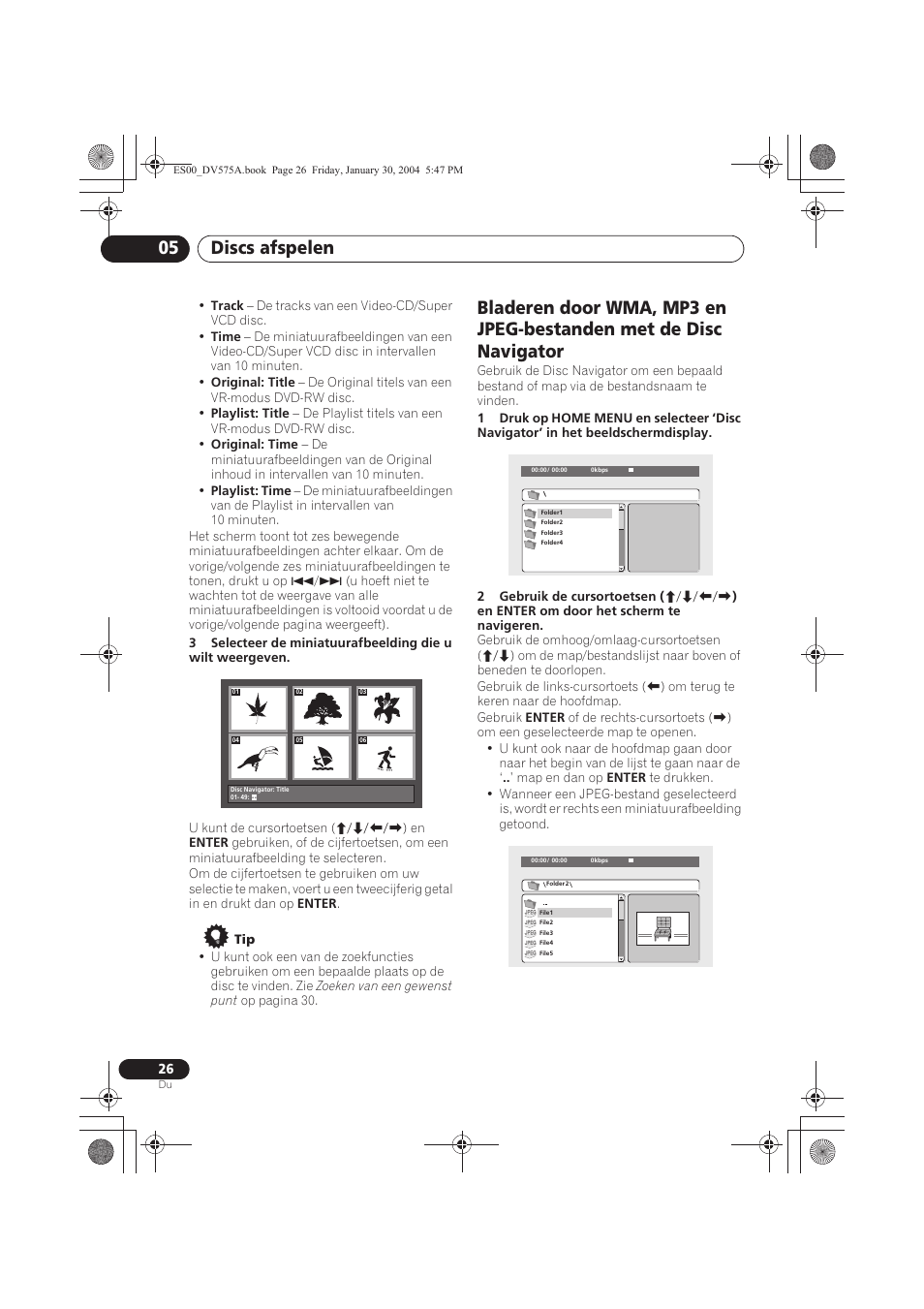 Discs afspelen 05 | Pioneer DV-575A-S User Manual | Page 78 / 108