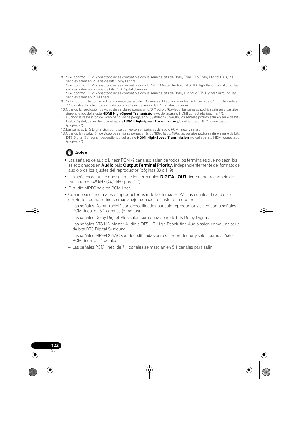 Pioneer LX03BD User Manual | Page 122 / 132