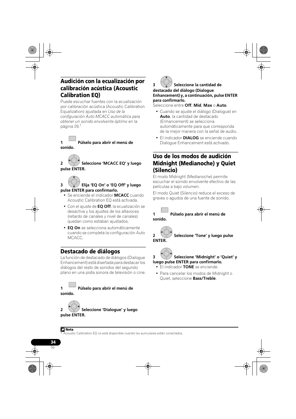 Destacado de diálogos | Pioneer LX03BD User Manual | Page 34 / 132