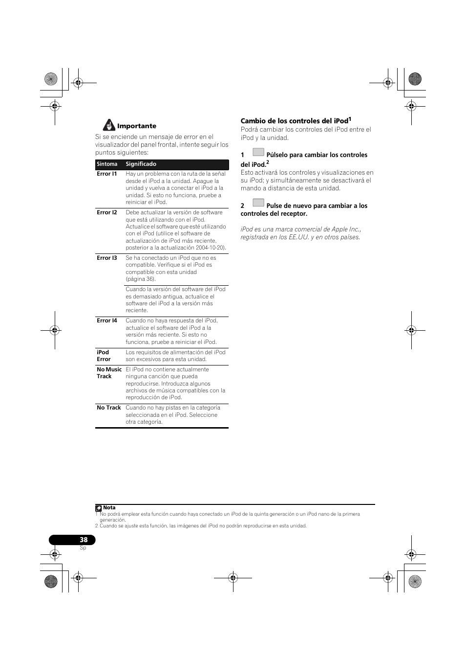 Pioneer LX03BD User Manual | Page 38 / 132