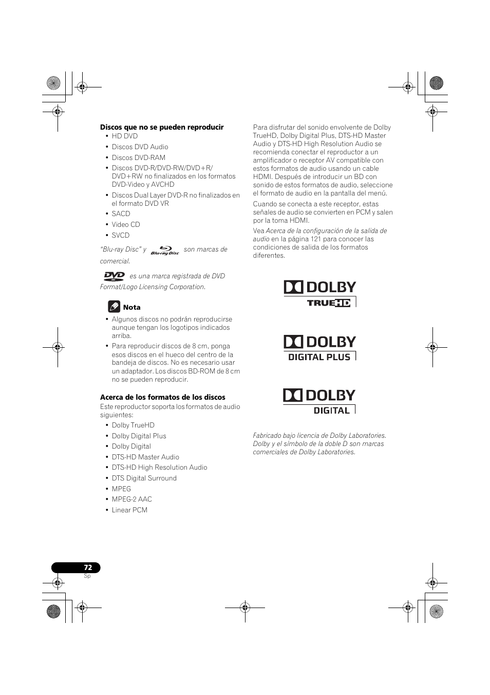 Pioneer LX03BD User Manual | Page 72 / 132