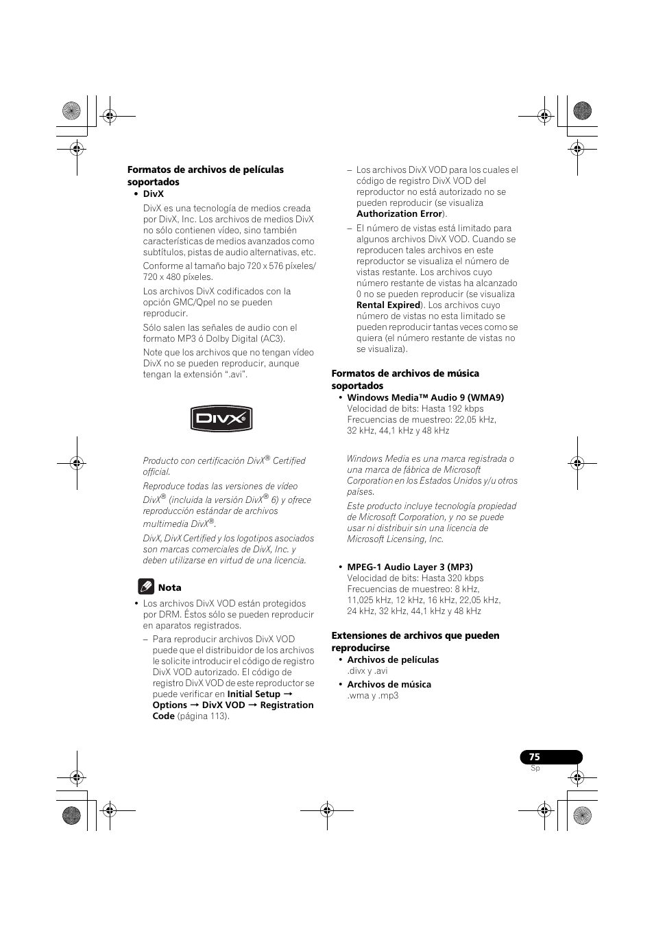 Pioneer LX03BD User Manual | Page 75 / 132