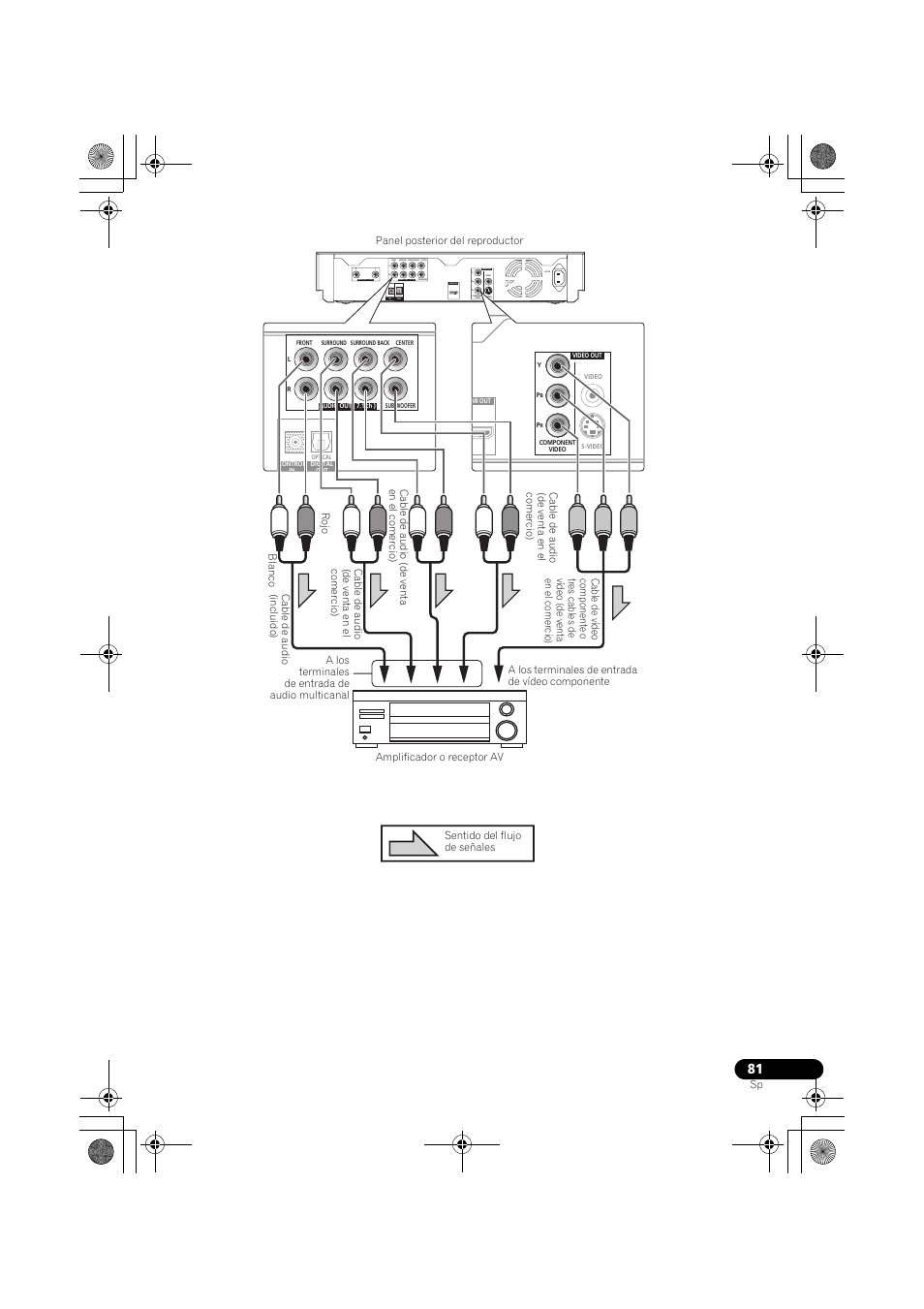 Rfront optical, Surround center, Surround back | Pioneer LX03BD User Manual | Page 81 / 132