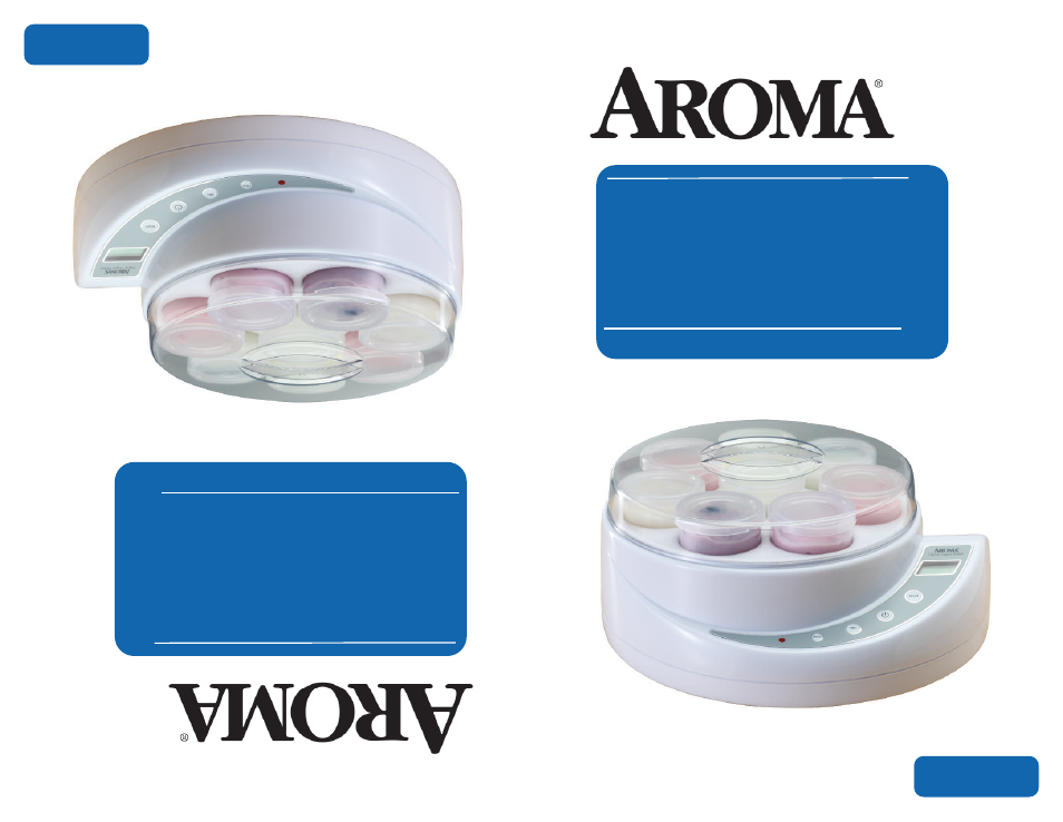 Aroma AYM-606 User Manual | 12 pages