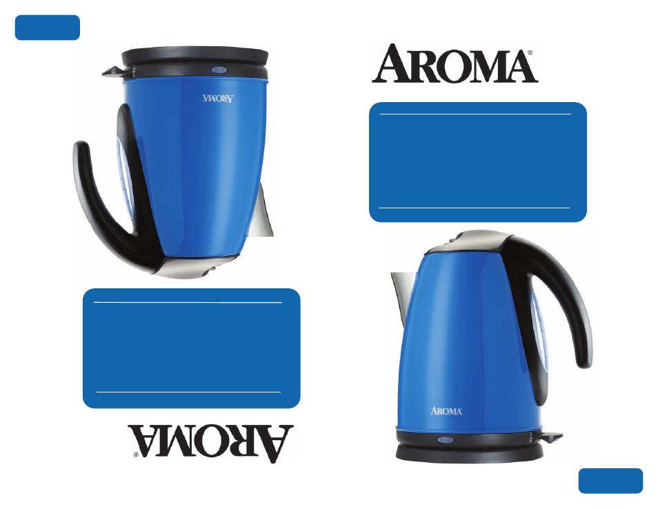 Aroma AWK-270BL User Manual | 10 pages