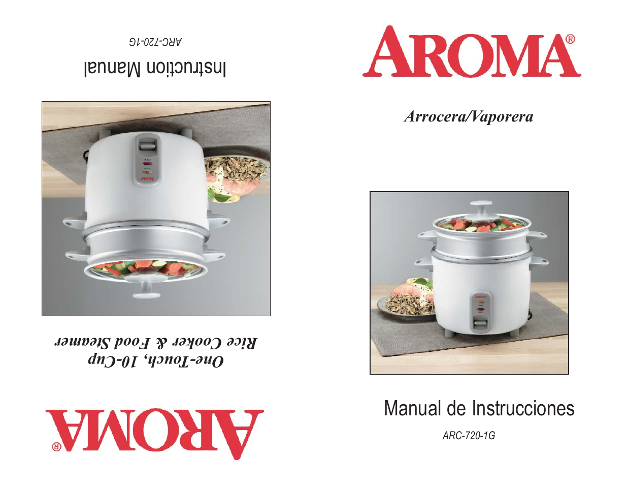 Aroma ARC-720-1G User Manual | 12 pages