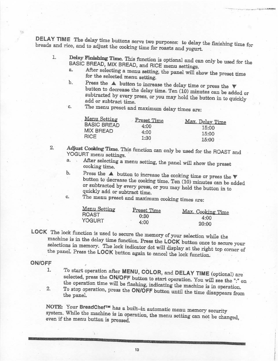 Aroma BREADCHEF ABM-220 User Manual | Page 15 / 25