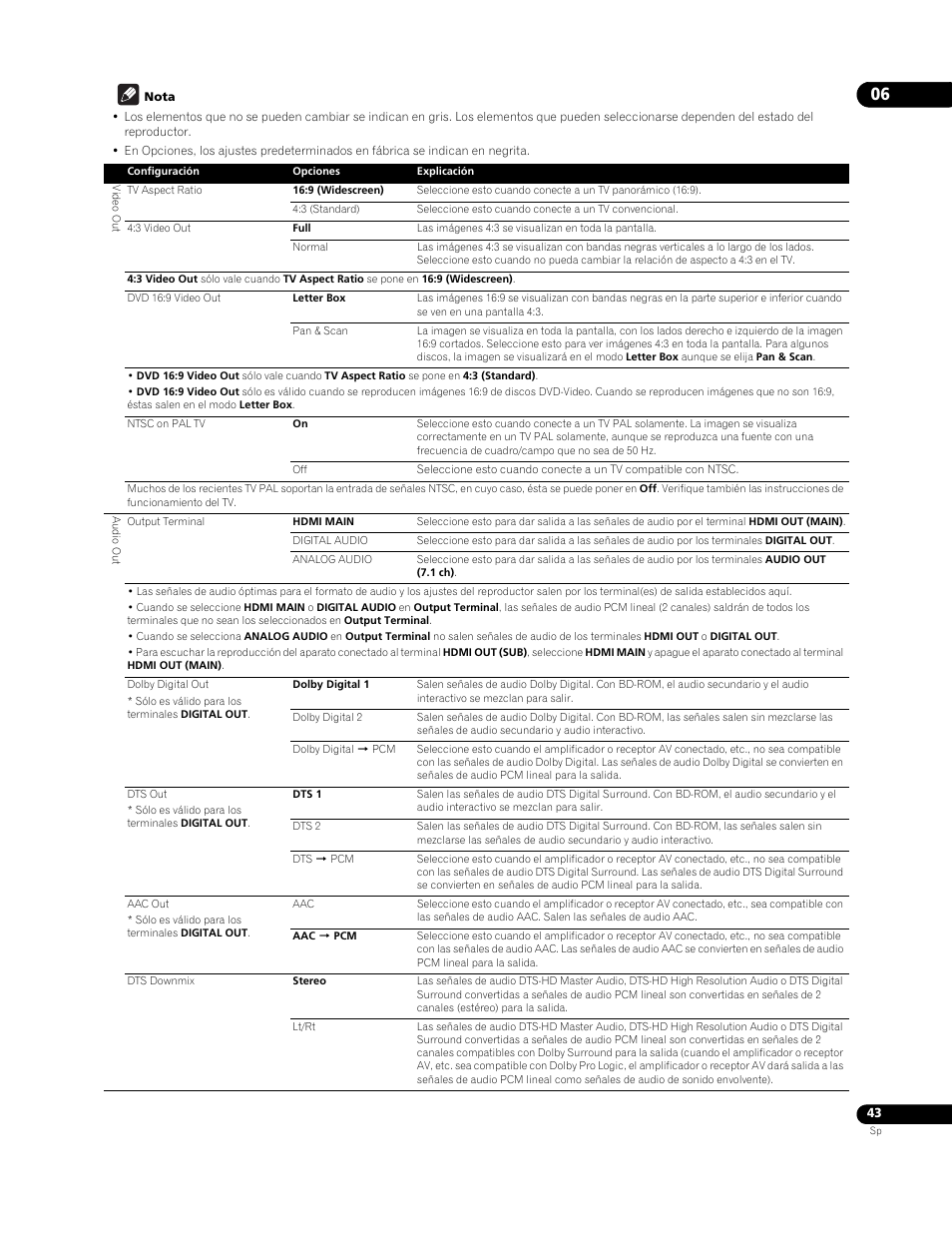 Pioneer BDP-LX91 User Manual | Page 43 / 73