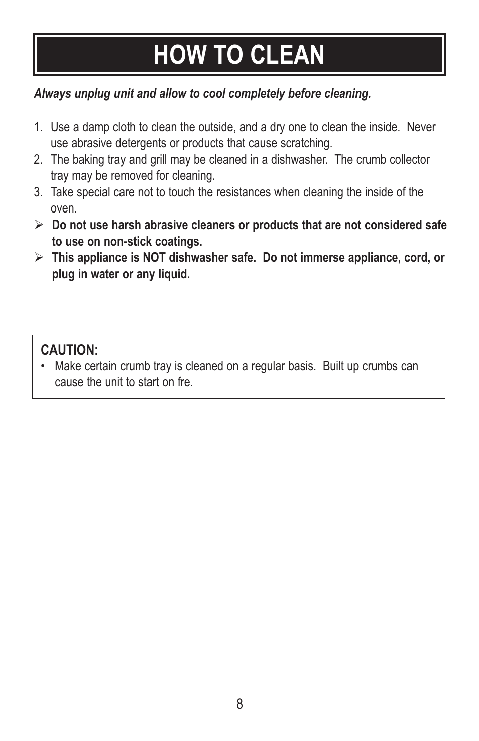 How to clean | Aroma ABT-106 User Manual | Page 10 / 11