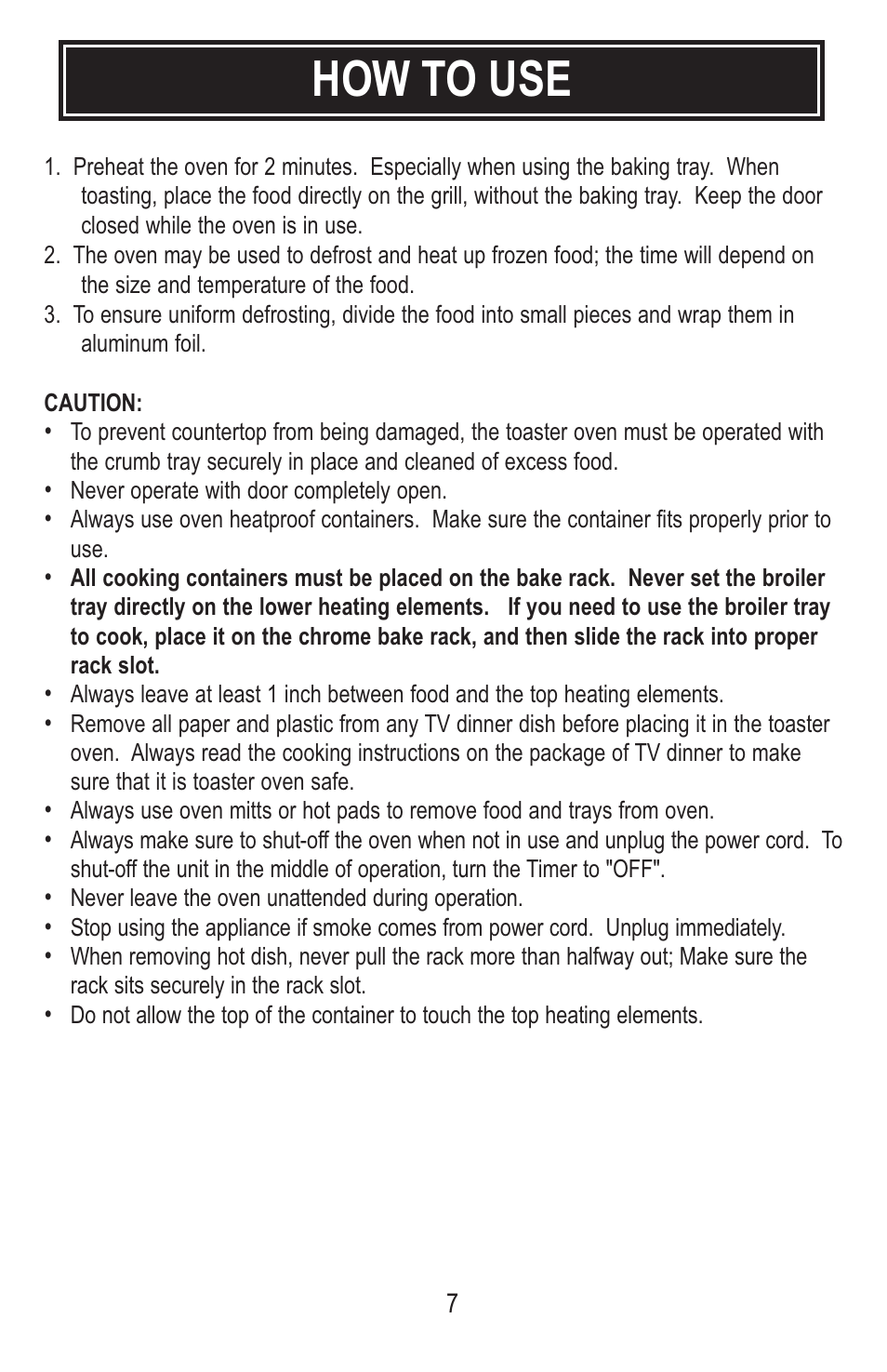 How to use | Aroma ABT-106 User Manual | Page 9 / 11
