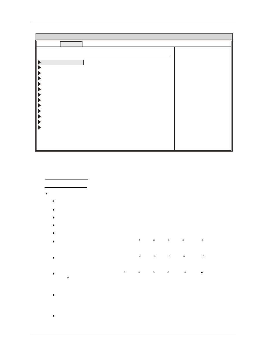 Bios advanced setup screen, Figure 4-2. bios advanced setup screen, Advanced settings | Ampro Corporation XTX 820 User Manual | Page 70 / 110