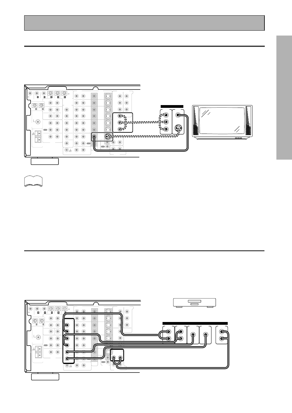 Tv entrada multicanal (decodificador externo), Entrada multicanal (decodificador externo), Prep ara ci ó n | Conexión de su equipo, Tv/monitor | Pioneer VSX-909RDS User Manual | Page 17 / 96